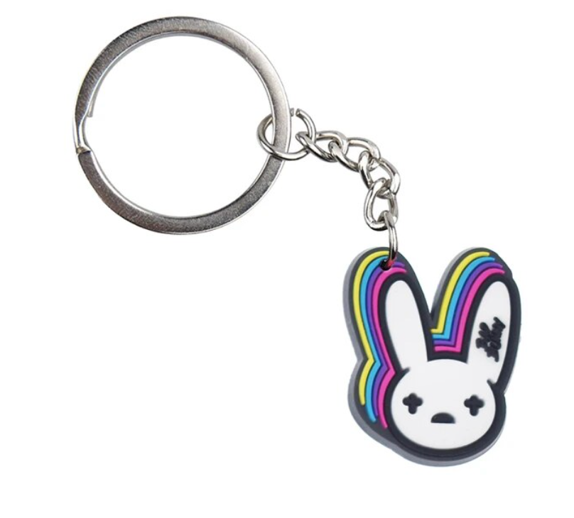 Bad Bunny Logo Keychain