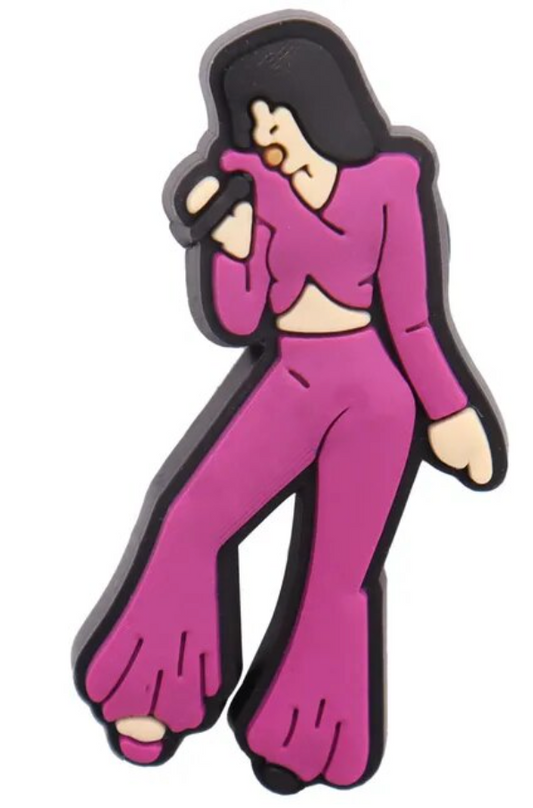 Selena Purple croc charm