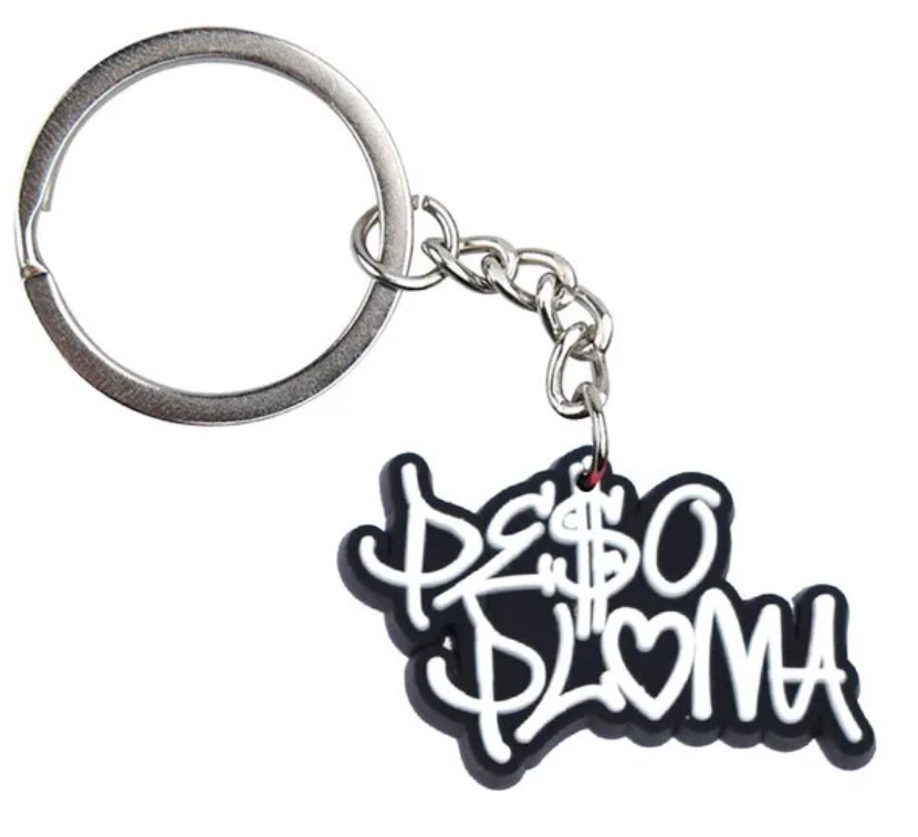 Peso Pluma logo keychain