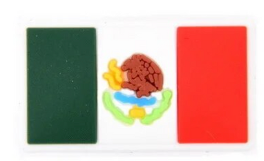 mexican flag croc charm