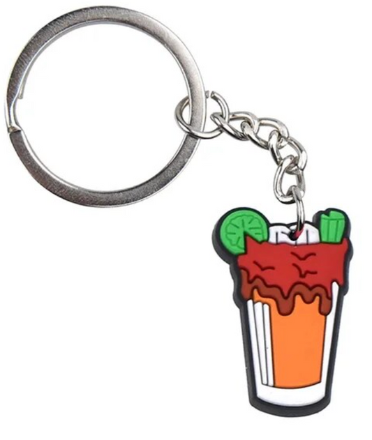 michelada keychain